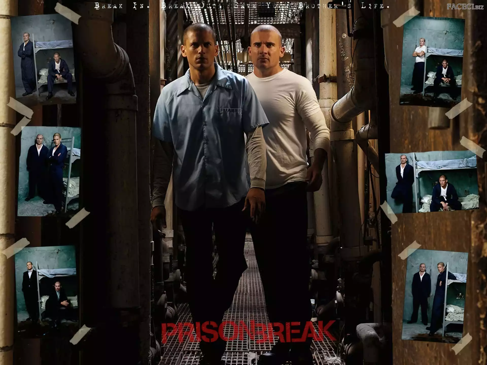 Wentworth Miller, Dominic Purcell, Skazany na śmierć, Prison Break, przejście